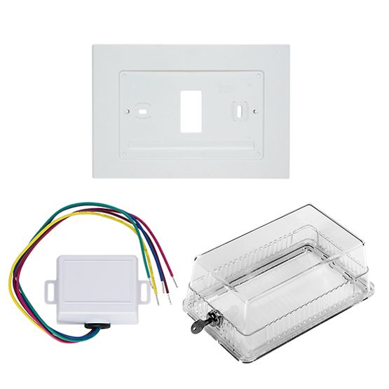 Wall Plate, Classic White f/1F80 (not Blue) Thermostat &Plat